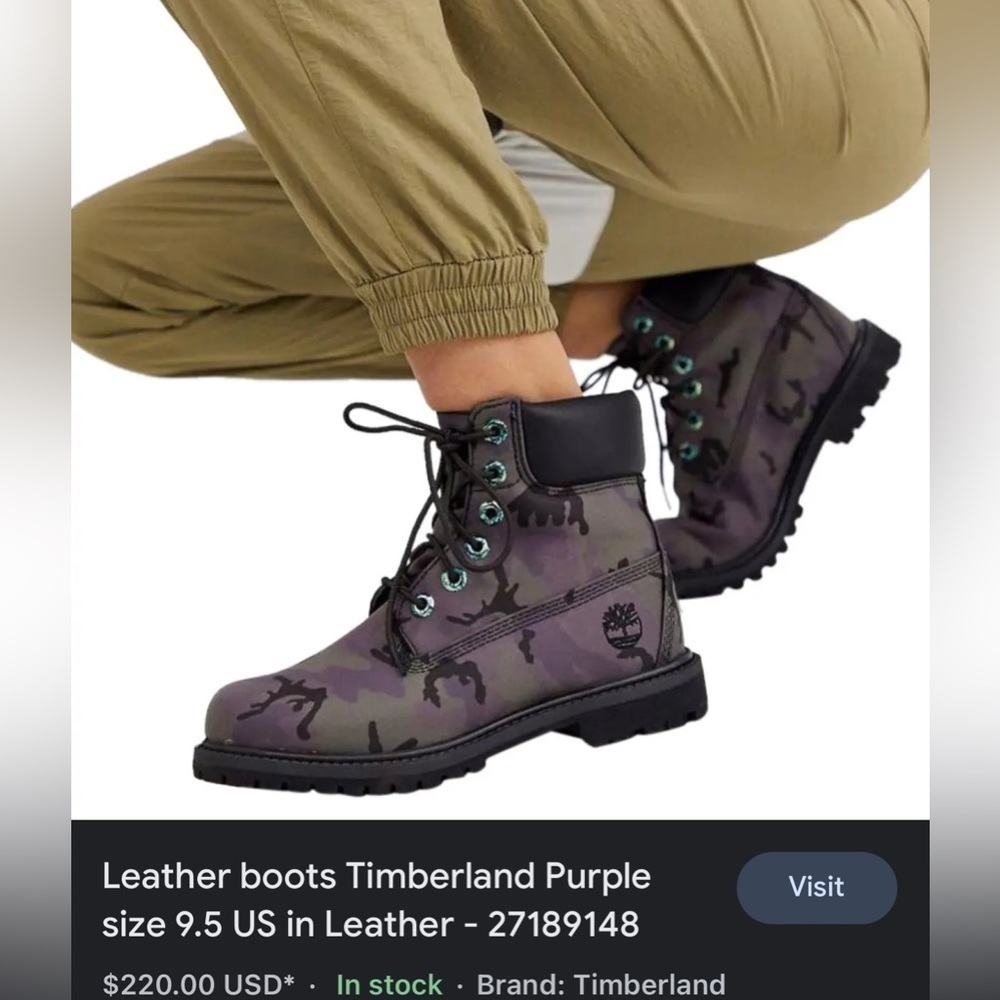 Timberland
Leather boots 6 like new